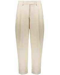 Moorer - Pleated Straight-Leg Trousers - Lyst