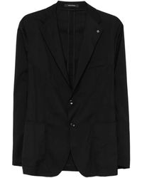 Tagliatore - Chaqueta Vaquera Con Botones - Lyst