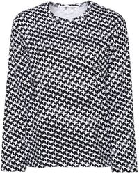 Comme des Garçons - T-Shirt En Coton À Imprimé Étoile - Lyst