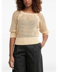 Twinset - Open-Knit Raglan-Sleeve Sweater - Lyst
