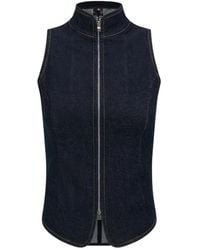 Amiri - Zip-Up Sleeveless Waistcoat - Lyst