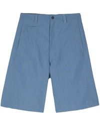 Maison Kitsuné - Bermuda Shorts Met Logopatch - Lyst
