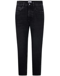 AMISH - Jeremiah Faded Five-Pocket Jeans - Lyst