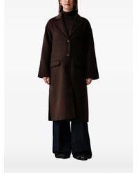 Kaos - Notched-Lapel Single-Breasted Coat - Lyst