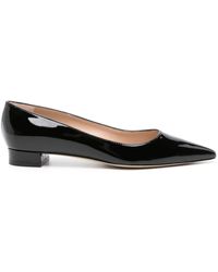 Stuart Weitzman - Pointed-toe Patent-leather Pumps - Lyst