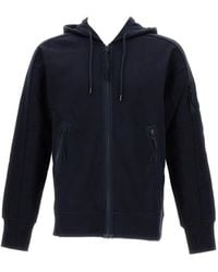C.P. Company - Lens-Detail Zip-Up Hoodie - Lyst