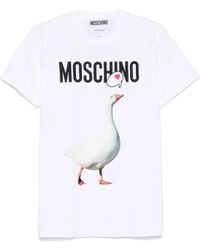 Moschino - T -Shirt mit Druck - Lyst