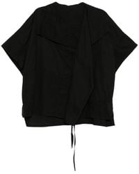 Y's Yohji Yamamoto - Asymmetric-Hem Shirt - Lyst