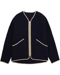 Fortela - Trim Zip Wool Jacket - Lyst