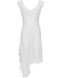 GIMAGUAS - Boa Ruffled Asymmetric Dress - Lyst