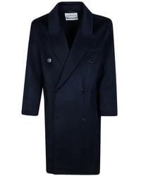 Amaranto - Double-Breasted Coat - Lyst