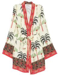 Anjuna - Pareo Carlotta Con Estampado De Palmeras - Lyst