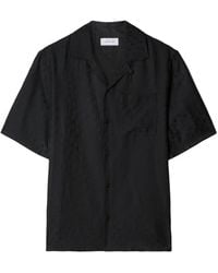 Off-White c/o Virgil Abloh - ロゴジャカード キャンプカラー シャツ - Lyst