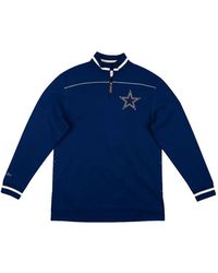 Mitchell & Ness - Nfl Dallas Cowboys Quarter-Zip Sweatshirt - Lyst