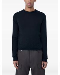 Rick Owens - Geribbelde Sweater Met Ronde Hals - Lyst