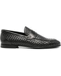 JOHN HARRISON - Woven Penny-Strap Loafers - Lyst