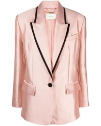 Zimmermann - Blazer Met Enkele Rij Knopen - Lyst