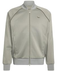 adidas - Logo-Embroidered Zip-Up Sweatshirt - Lyst