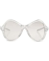 DIESEL - Geometric-Frame Sunglasses - Lyst