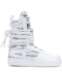 white air force boots