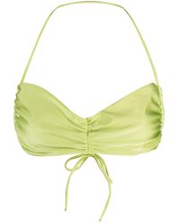 JADE Swim - Isla Ruched Bikini Top - Lyst
