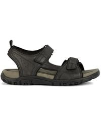 Geox - Touch-Strap Perforated Sandals - Lyst