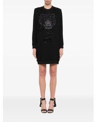 KENZO - Tiger-Embroidered Mini Dress - Lyst
