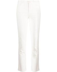 PAIGE - Mid-rise Cropped Trousers - Lyst