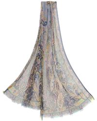 Etro - ペイズリー シルクスカーフ - Lyst