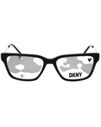 DKNY - Rectangle-Frame Glasses - Lyst
