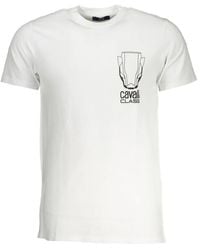Roberto Cavalli - Printed Crew-Neck T-Shirt - Lyst