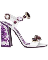 Dolce & Gabbana - Heeled Sandals - Lyst
