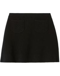 Claudie Pierlot - A-Line Knitted Mini Skirt - Lyst