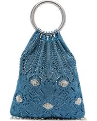Rabanne - Perlenverzierter Tote Bag mit rundem Henkel - Lyst