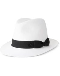 Maison Michel - Logo-Plaque Hat - Lyst
