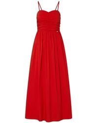 Liu Jo - Robe En Popeline Longue - Lyst