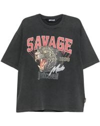 Just Cavalli - Graphic-Print T-Shirt - Lyst