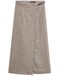 Woolrich - Geruite Wikkelrok - Lyst