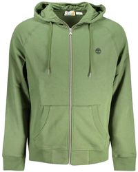 Timberland - Zip-Up Cotton Hoodie - Lyst