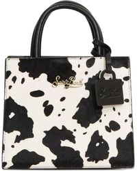 MC2 Saint Barth - Mini Animal-Print Tote Bag - Lyst