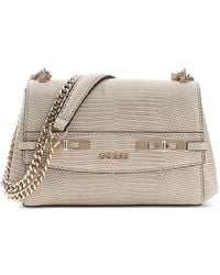 Guess - Bolso Satchel Melinda Con Cadena - Lyst