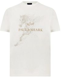 Paul & Shark - Year Of The Horse Printed Cotton T-Shirt - Lyst