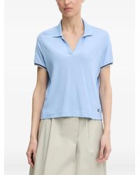 Helly Hansen - Polo Con Scollo A V E Bordo A Righe - Lyst
