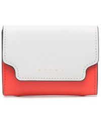 Marni - Two-tone Leather Wallet - Lyst
