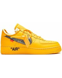 NIKE X OFF-WHITE - Air Force 1 Low "university Gold" Sneakers - Lyst
