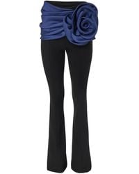 Carolina Herrera - Pantalon À Appliqué Floral - Lyst