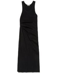 AURALEE - Ruched Knit Dress - Lyst