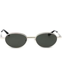 McQueen - Oval-Frame Sunglasses - Lyst