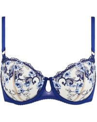 Aubade - Idylle À Giverny Floral-Embroidered Bra - Lyst