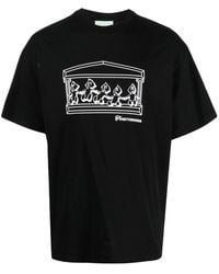 Aries - Logo Print T-shirt - Lyst